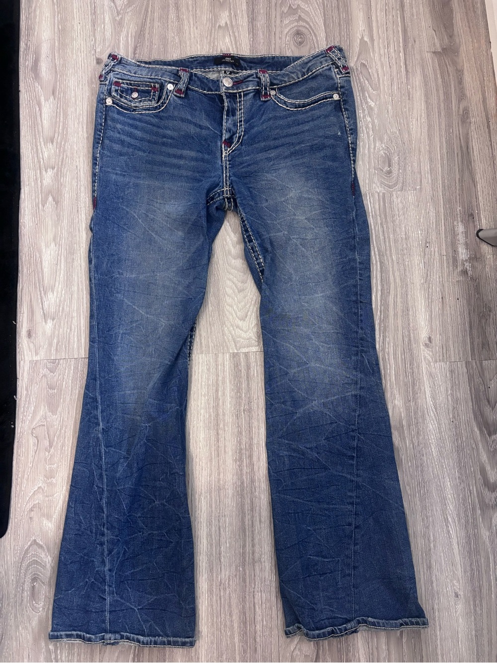 True Religion Low Rise Joey Flare Jeans